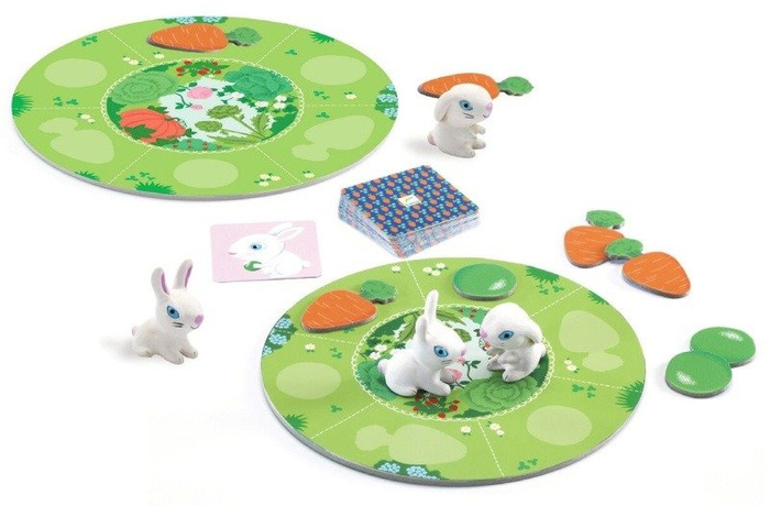 Gra planszowa Nakarm króliczki DJ08558-Djeco, gry dla dzieci