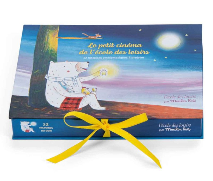 Teatrzyk małe kino z projektorem latarką 32 historie szkoły rekreacyjnej Moulin Roty 894378 zabawy w domu