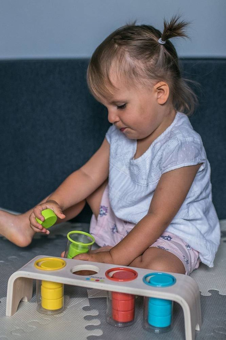 Drewniana układanka Sortowanie kolorów Essentiel, Janod J05066