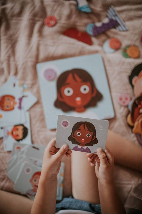 Magnetyczna układanka Emocje, Janod J08038