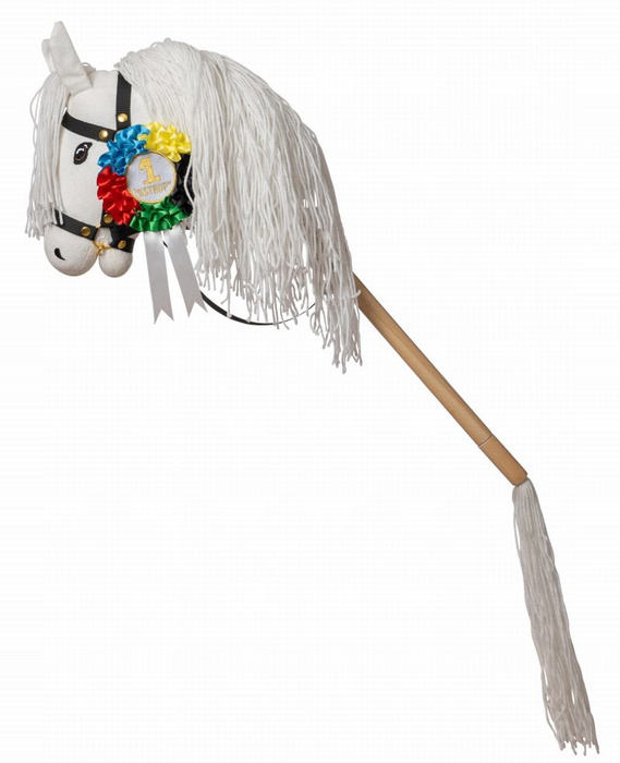 Hobby Horse Koń na kiju olimpijski OL-GA do skoków Astrup 84346 zestaw limitowany