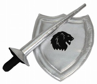 Srebrna tarcza i lanca akcesoria do Hobby Horse Astrup 84232