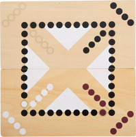 Drewniane gry planszowe Węże i drabiny Ludo Gold Edition 12218-Small Foot