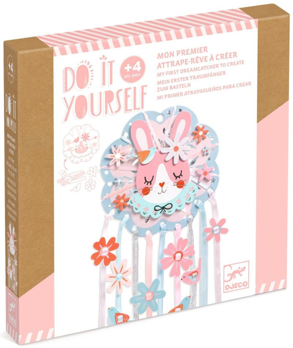 Łapacz snów zrób to sam Królik Djeco DJ07966