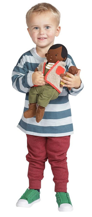 Lalka Ellis i jej mały piesek Playdate Friends 161590-Manhattan Toy, pluszaki dla dzieci