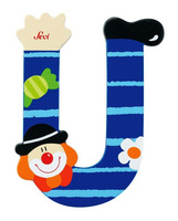 Głoska Clown "U", 81757-Sevi, nauka literek dla dzieci, alfabet