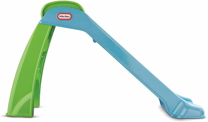 Moja Pierwsza Zjeżdżalnia Little Tikes 174971PE13 My First Slide niebiesko-zielona dla najmłodszych