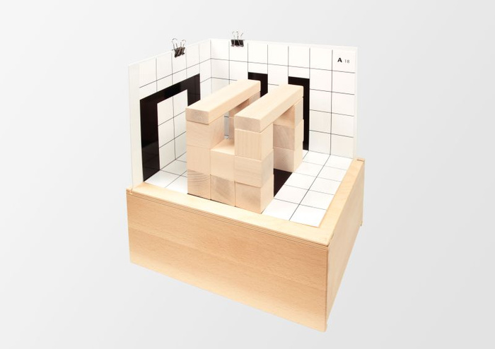 Klocki drewniane Konstrukcyjne cienie 210003-Pilch, zabawki edukacyjne