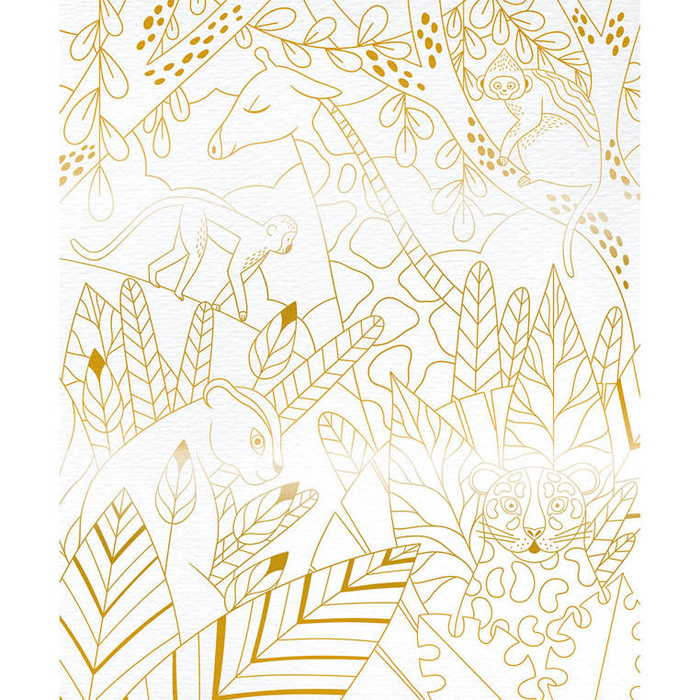 Zestaw kreatywny Złote kontury Zwierzęta Janod J07959