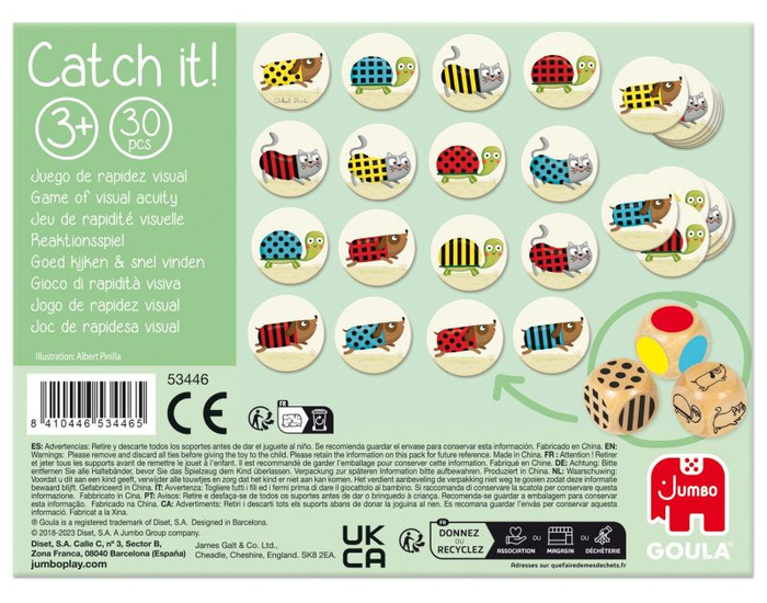 Gra zręcznościowa dla dzieci Złap to Goula 53446