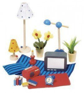 Wyposażenie domku dla lalek, goki