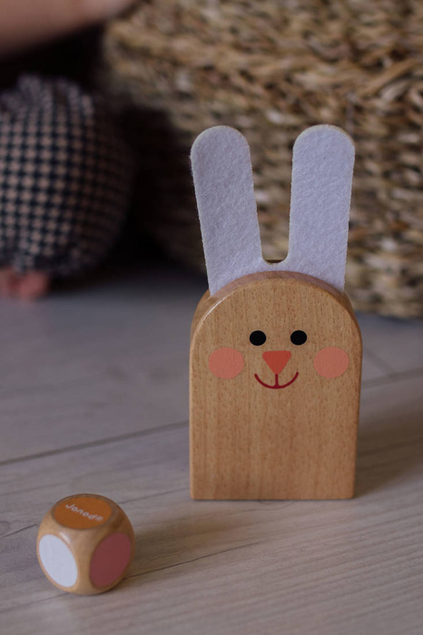 Rodzinna drewniana gra strategiczna Magiczna Marchewka Janod J02473