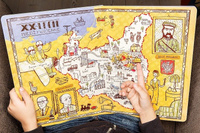 Krótka historia Polski - książka w sztywnej oprawie, ZT8351-Zuzu Toys, edukacja i historia