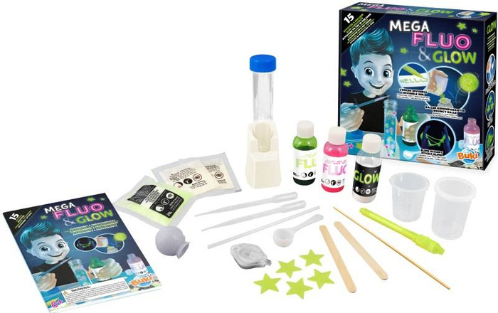 Eksperymenty dla dzieci Zestaw MEGA FLUO&GLOW 2162 Buki