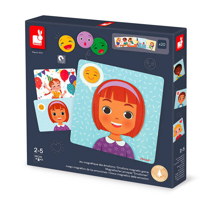 Magnetyczna układanka Emocje, Janod J08038