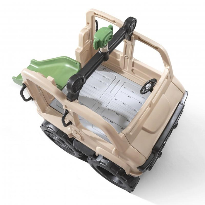 Plac Zabaw Safari Truck ze zjeżdżalnią i lornetką STEP2 samochód terenowy do wspinaczki i zabawy na świeżym powietrzu