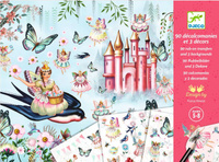 Zestaw kalkomanii W krainie bajek Djeco DJ09566 Zestaw artystyczny dla dzieci