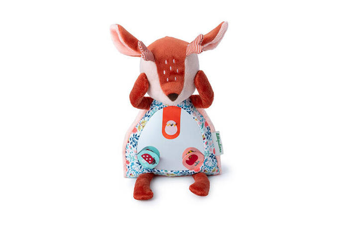 Przytulanka aktywizująca z lusterkiem A kuku Sarenka Stella Lilliputiens 83551