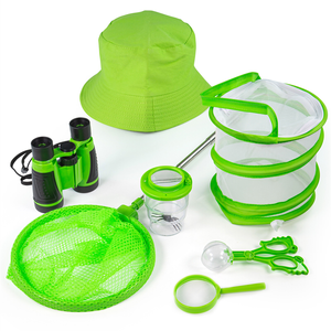 Zielony zestaw do obserwowania przyrody z lornetką 34041-Bjigigs Toys