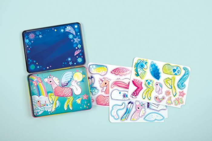 Kreatywna układanka magnetyczna Magiczne Jednorożce MP54074-Mudpuppy, zestawy kreatywne