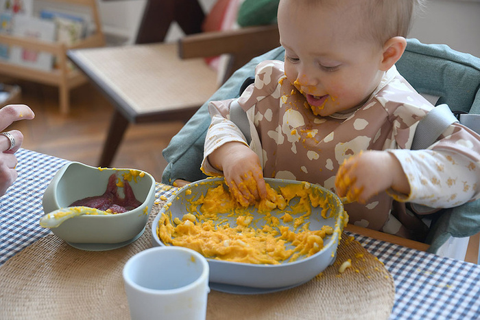 Silikonowe naczynia dla dzieci Zestaw z przyssawką Jungle Beaba 913472