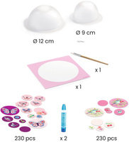 Zrób to sam papierowe miseczki Różowe Djeco DJ07982