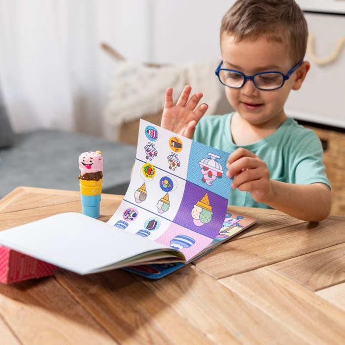 Sticker Wow stempel z naklejkami Lody Melissa & Doug 50242 książeczka z naklejkami