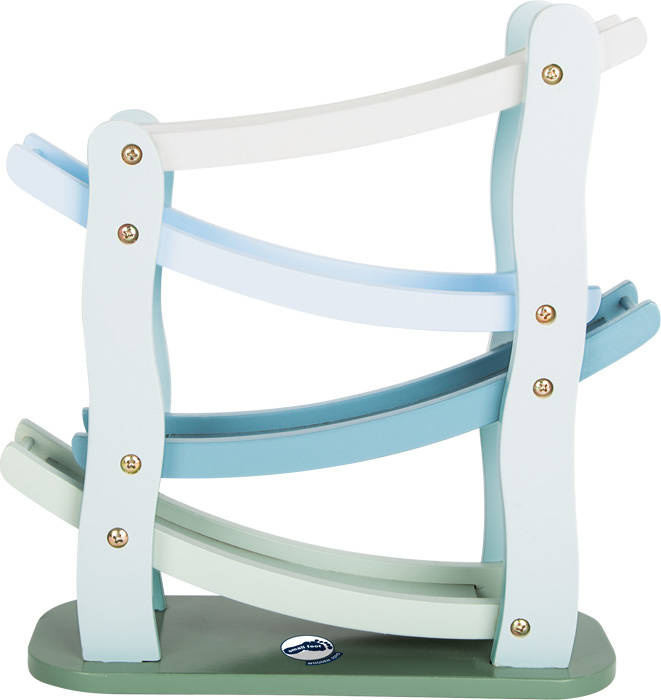 Zjeżdżalnia dla samochodzików Blue Wonder 11651-Small foot, tory wyścigowe i zjeżdżalnie dla autek