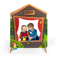 Drewniany teatrzyk scenka do odgrywania ról Erzi 51218