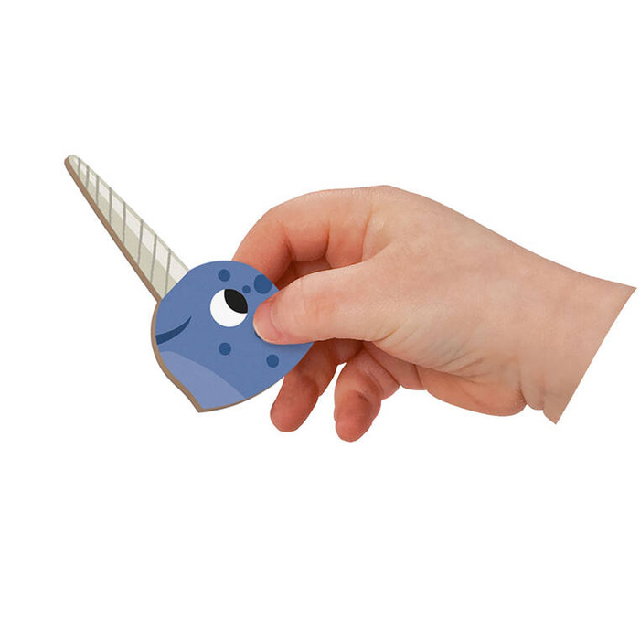 Układanka magnetyczna dla dzieci Zwierzęta polarne Magnetibook J02599 Janod