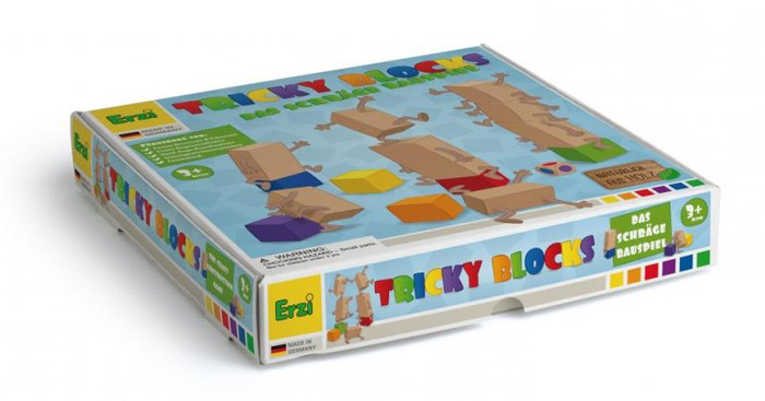 Klocki drewniane balansujące wieże Tricky Blocks Erzi 42363 Gry zręcznościowe dla dzieci