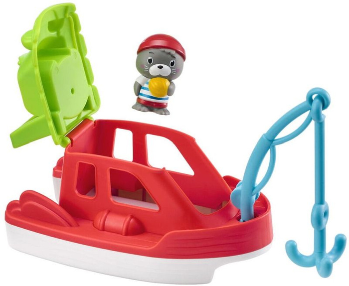 Kuter rybacki Klorofil 700502F, zabawki kąpielowe 3w1