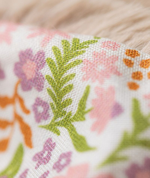 Króliczek z kwiecistymi uszami beżowy Petal 31 cm Jellycat maskotki BPM3BM