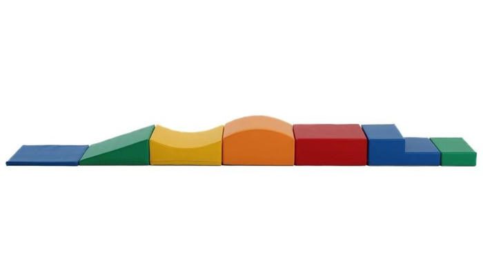 Klocki piankowe IGLU Soft Play Little Crawler wielokolorowy SET_07(S)_01 domowy plac zabaw