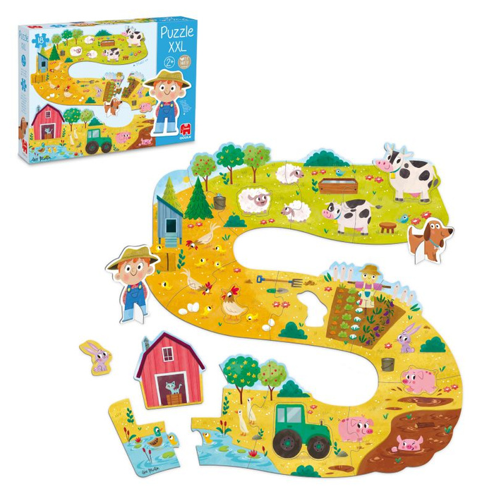 Puzzle dla dzieci XXL Farma Goula 53176