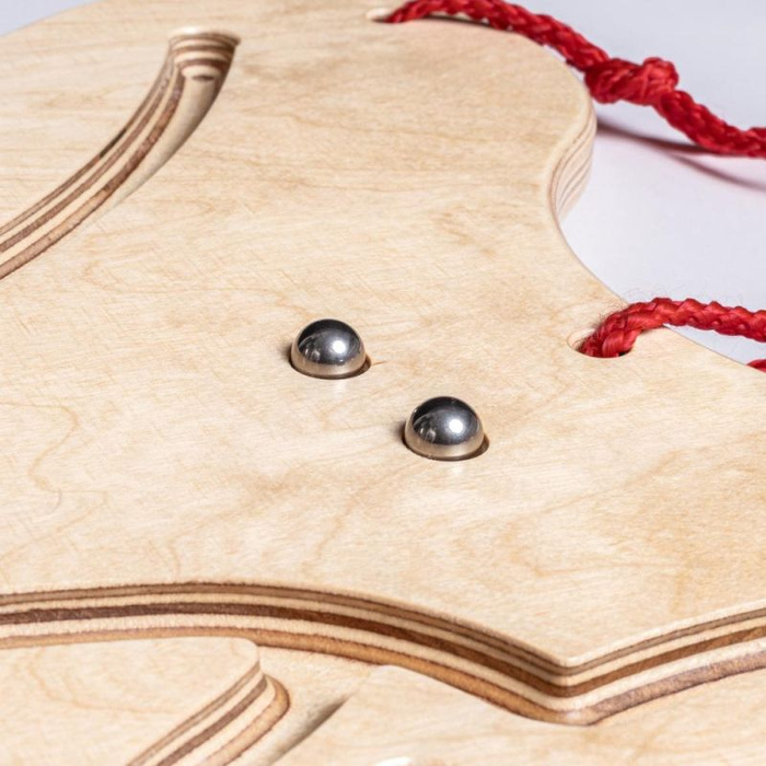 Drewniana deska do balansowania w powietrzu 2w1 gra zespołowa i dysk z labiryntem Team Spirit 44375 Erzi