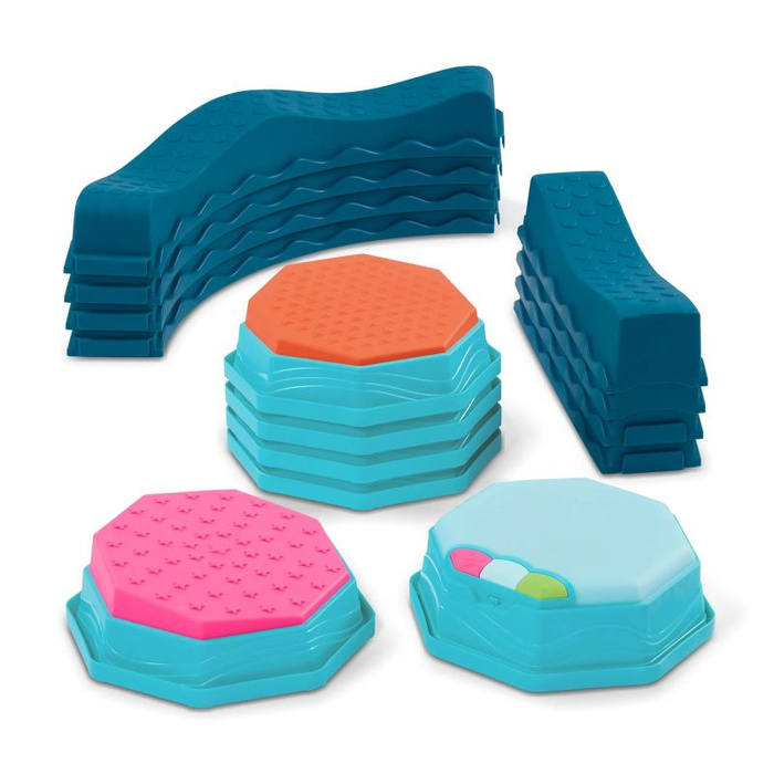 Muzyczna ścieżka sensoryczna dla dzieci 14 modułów Balance & Groove B.Toys BX2473Z