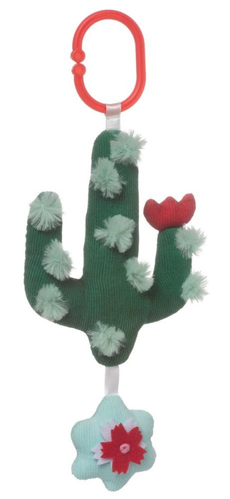 Zawieszka do wózka miękki kaktus z grzechotką, 216370-Manhattan Toy, zabawki dla niemowląt