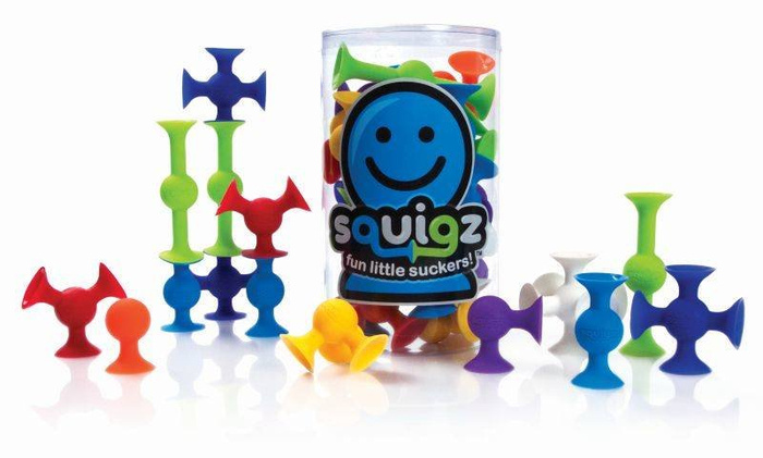 Zestaw Startowy Klocki Squigz Przyssawki FA088-1 Fat Brain Toys, klocki dla dzieci