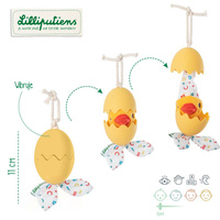 Rozwojowa multifunkcyjna zawieszka jajko z funkcją wibracji Kaczorek Gaspard 83432 Lilliputiens