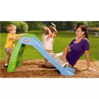 Moja Pierwsza Zjeżdżalnia Little Tikes 174971PE13 My First Slide niebiesko-zielona dla najmłodszych