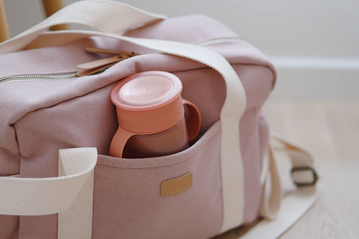 Kubek do nauki picia 340ml różowy Beaba 913571