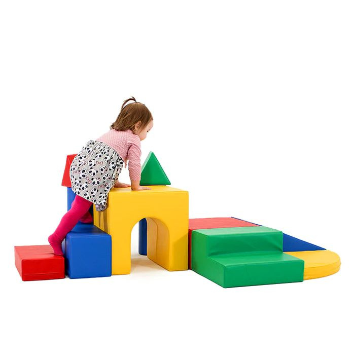 Klocki piankowe IGLU Soft Play Zamek kolorowy SET_03_01 domowy plac zabaw