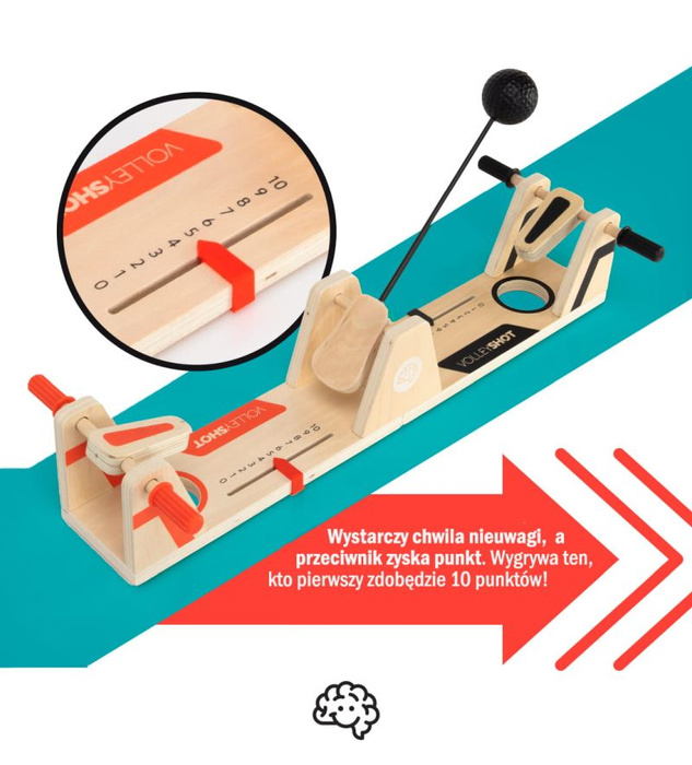 Gra zręcznościowa Strzał z woleja Volley Shot Fat Brain Toy FA433-1