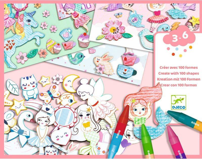 Zestaw KREATYWNY ŚWIAT DZIEWCZYNKI DJ08996