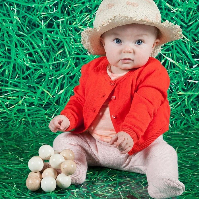 Drewniane Naturalne kuleczki 143910-Manhattan Toy, zabawka dla niemowlaka