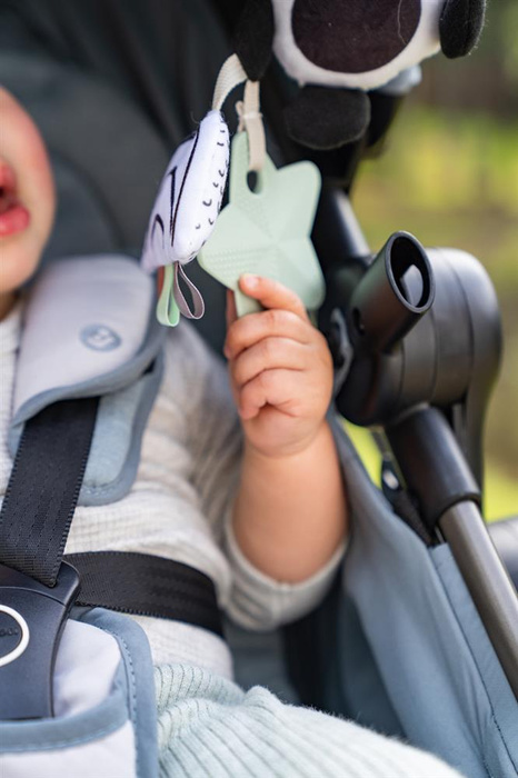 Zawieszka Tiny Smarts Panda Tiny Love TL1118600458 Décor czarno-biała Zabawka sensoryczna dla niemowląt