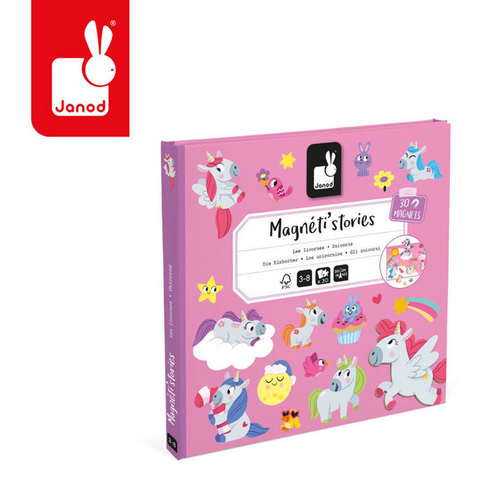 Magnetyczna układanka Jednorożce Magneti'stories J05452 Janod