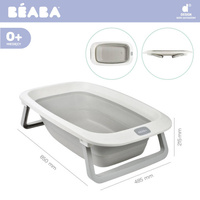 Składana wanienka dla dziecka Eazy Pop Camélé'O Gris velours Beaba 920404