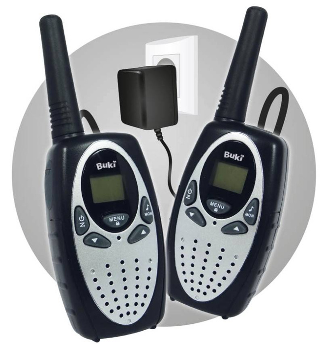 Nauka i zabawa dla dzieci Walkie-Talkie z akumulatorem - zasięg 4 km TW02 Buki